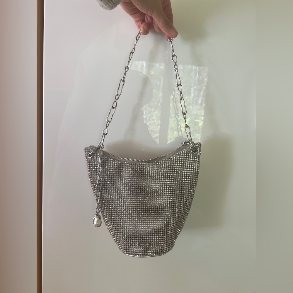 Cult Gaia Elisa Rhinestone Wristlet